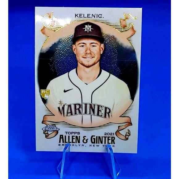 2021 Topps Allen & Ginter Chrome - Jarred Kelenic #252 RC - Picture 2 of 4
